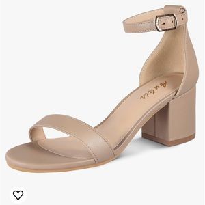 Short nude heels